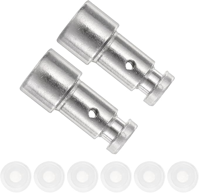 uxcell 2 Pcs Universal Steam Float Valve, Pressure Cooker Replacement Parts Steam Release Valves Floaters with 6 Pcs Sealer Gasket for 5/6QT Pressure Pot