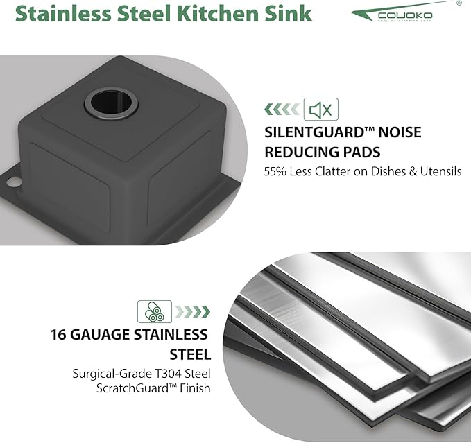 15 Inch Black Drop In Bar Sink Outdoor Kitchen Sink Workstation 16 Gauge Stainless Steel Single Bowl Small Sinks With Pull-out Faucet 15"x17"x9"