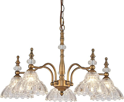 HDDFL Chandeliers Light 5 Lights Chandelier Lamp Modern Pendant Lighting Fixtures Hanging Lamps for Dining Room Entryway Living Room Bedrooms Foyer Entrance Kitchen