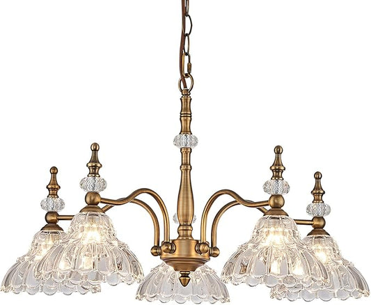 HDDFL Chandeliers Light 5 Lights Chandelier Lamp Modern Pendant Lighting Fixtures Hanging Lamps for Dining Room Entryway Living Room Bedrooms Foyer Entrance Kitchen