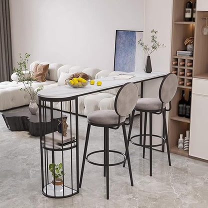 Dining Chairs Bar Stools, Suitable for Home Kitchen Island, Counter for Cafe, Height Bar Stools