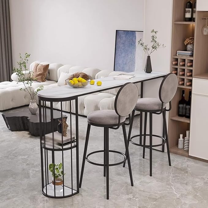Dining Chairs Bar Stools, Suitable for Home Kitchen Island, Counter for Cafe, Height Bar Stools