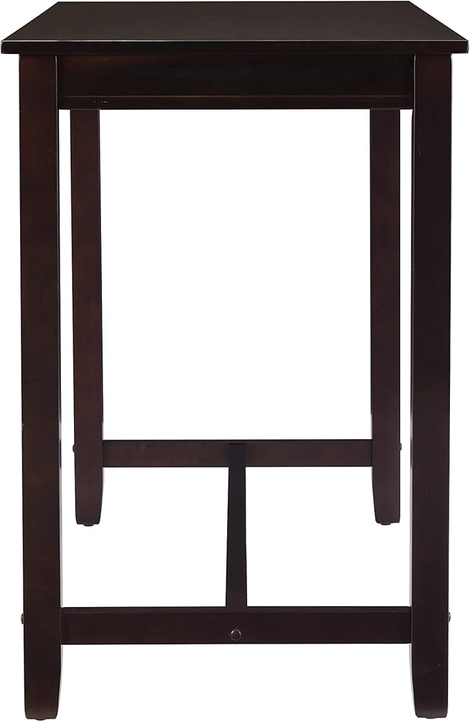 Linon 36 inch Height Pub Claridge Table, Walnut Counter