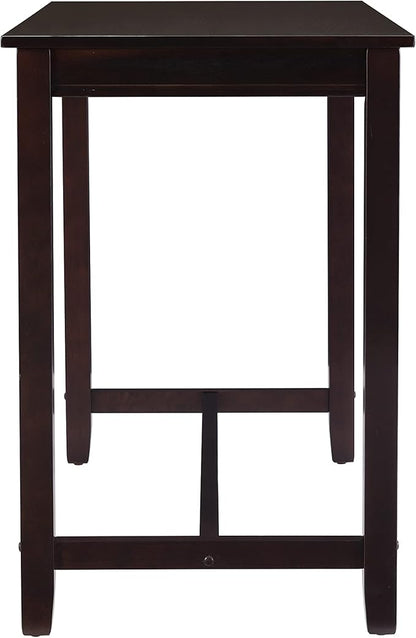 Linon 36 inch Height Pub Claridge Table, Walnut Counter