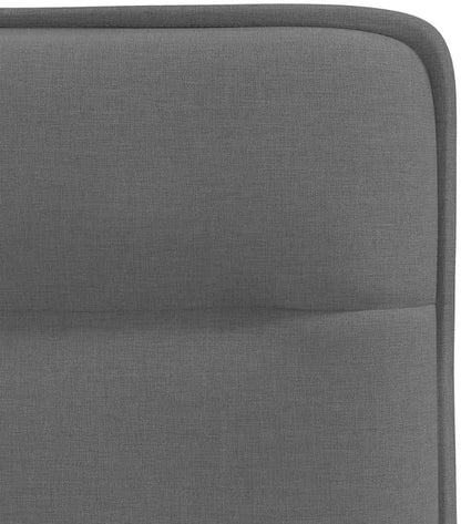 Modern Dining Chairs Set of 2 Dark Gray Fabric Upholstered Accent Chairs with Metal Wood Frame for Kitchen Living Room Farmhouse Decor