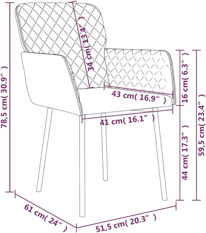 Light Grey Velvet Dining Chair Set of 2 Modern Accent Chairs Ergonomic 19W 16.9D 17.3H for Kitchen Dining Room Living Room Small Space Comfortable Upholstered Seat
