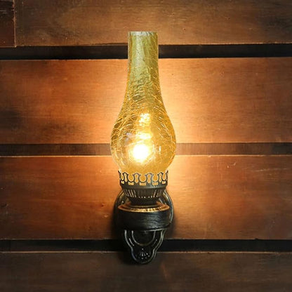 TFCFL Vintage Wall Sconce Rustic Farmhouse Wall Lamp Industrial Glass Wall Light Fixtures Bedside Wall Lighting for Living Room, Bedroom, Hallway (1PCS)