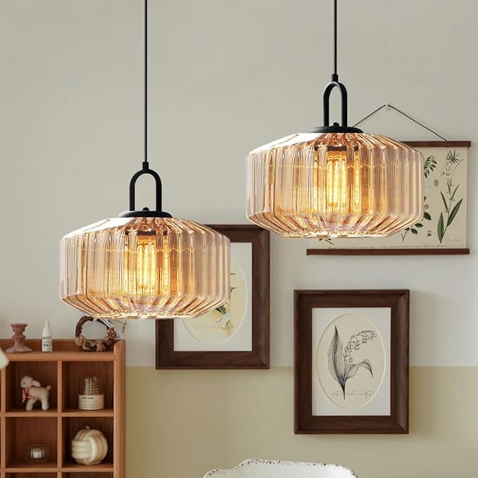 Large Glass Pendant Light fixtures Dining Room Mid Century Modern Pendant Light Kitchen Island Amber Glass Pendant Lights Hand Blown Globe Shade Design Vintage Ceiling Pendant Light