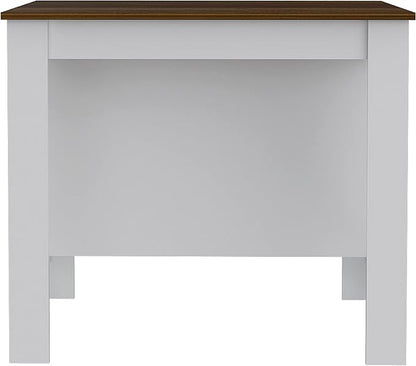 GOWE Brooklyn Kitchen Island, Three Concealed Shelves