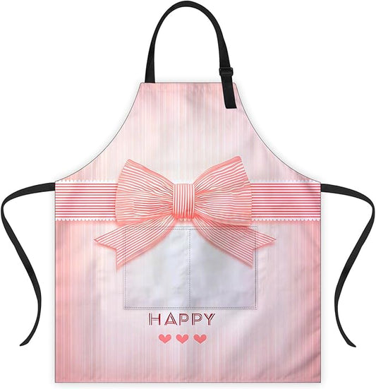 Apron Adjustable Waterproof with Two Deep Pockets Wowen men for Summer BBQ Pool Parties & Resorts