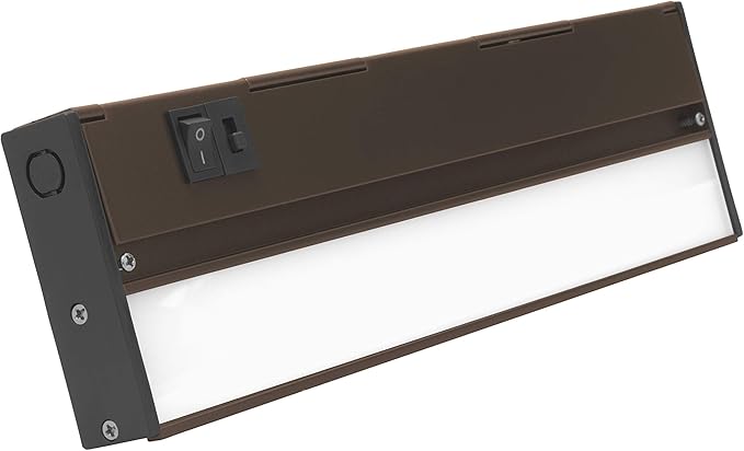 NUC-5 Series 12.5-inch Oil Rubbed Bronze Selectable LED Under Cabinet Light (NUC512SOB