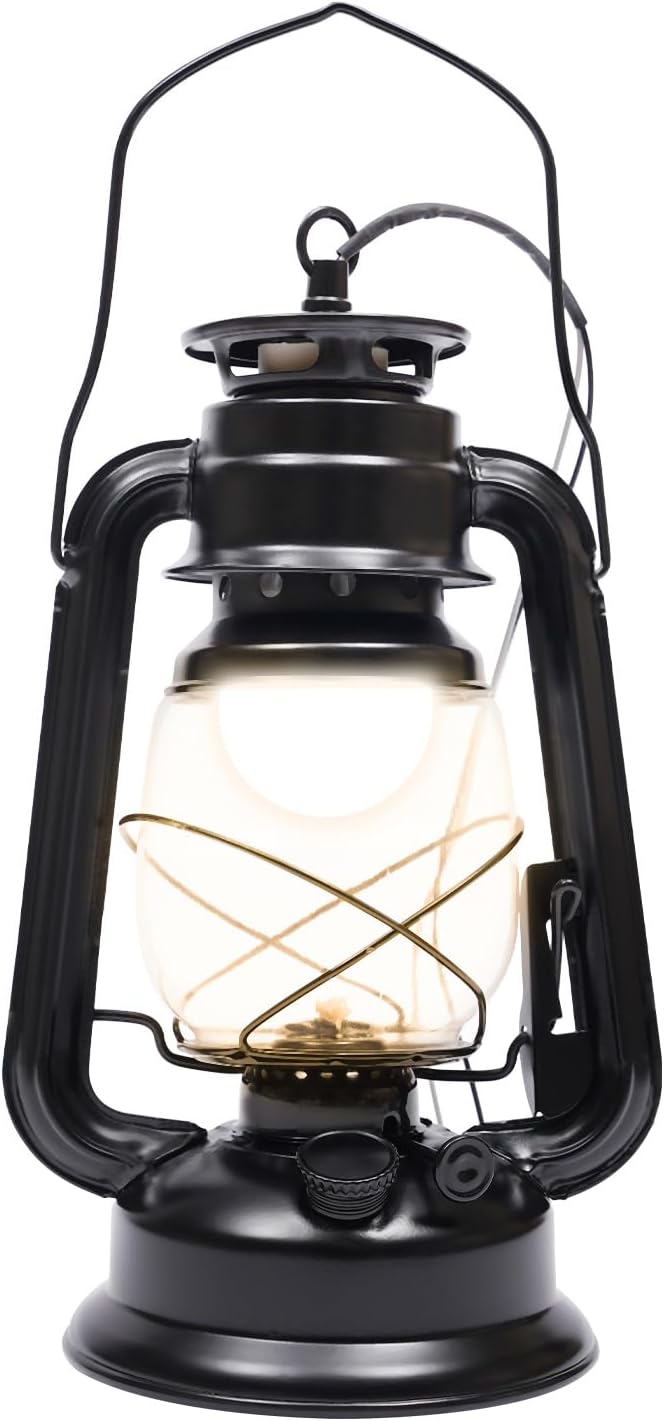 Rustic Wall Sconce Lantern Light, Set of 2 Vintage Wall Lamp, Industrial Wall Sconce, Farmhouse Wall Light Fixtures, Indoor Old Fashioned Lantern for Hallway Farmhouse Loft (Black, 2pcs)