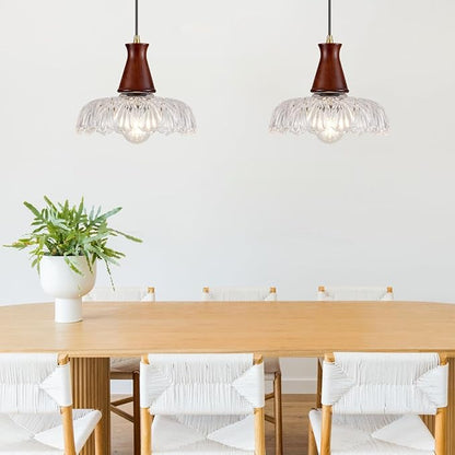 YLONG-ZS Vintage Small Glass Pendant Light Fixtures for Kitchen Island 8" Farmhouse Brass Gold Adjustable Hanging Ceiling Light for Bedroom Coffee Shop Dining Room Sink Table