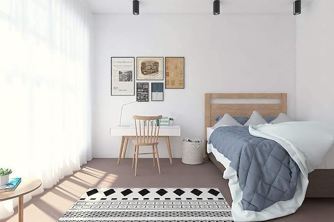 Safiyya 393" x17.7" Peel and Stick Wallpaper White Contact Paper Waterpoof Self-Adhesive Wallpaper Decorative Wall Paper Vinyl Roll for Kitchen Furniture