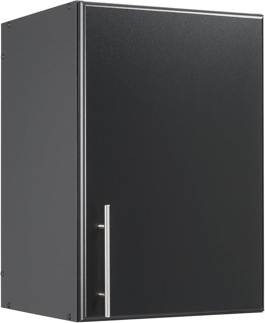 Prepac Elite 16" Stackable Wall Cabinet in Black