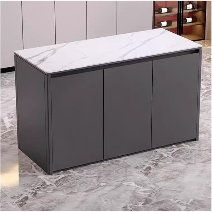 Storage Shelf Kitchen Island Counter Dining Side Counter Operation Table Household Cooking Table Open Bar Counter Partition Cabinet Storage Shelf Rack