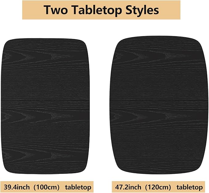 Multifunction Expandable Folding Table, Drop Leaf Dining Table with 6Wheels, Wooden Foldable Kitchen Table, Multifunction Expandable Folding Table for Small Spaces Kitchen, Bedroom, Living Room, black