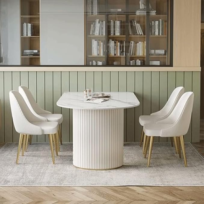 Dining Table Island Dining Table Integrated Nordic Modern Dining Table Rectangular Slate Table Home Living Room Table Table for Dining Room(S:120 * 80 * 75cm)