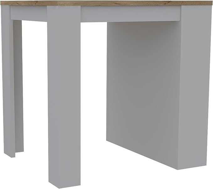 Tuhome Kitchen Island with Spacious Storage, Open Shelves, and Durable Worktop, Ideal for Kitchens, Dining Rooms, or as a Prep Station
