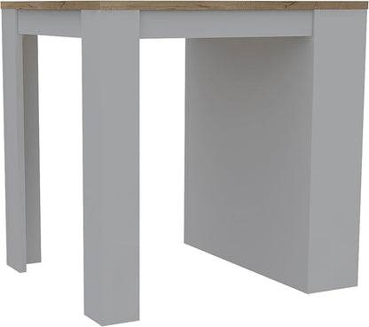 Tuhome Kitchen Island with Spacious Storage, Open Shelves, and Durable Worktop, Ideal for Kitchens, Dining Rooms, or as a Prep Station