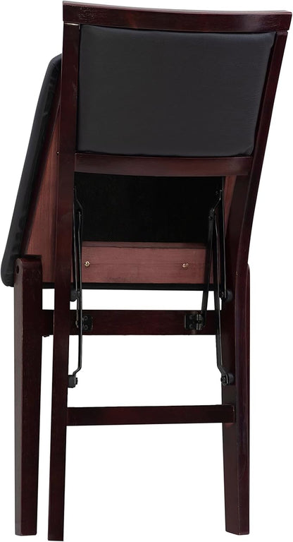 Linon Keira Pad Folding Chair, Set of 2, Engineered Wood