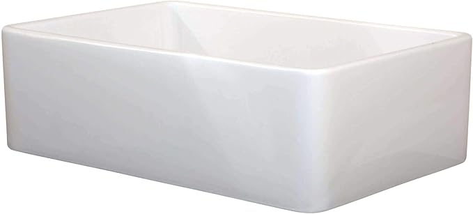 Fireclay sink, 33" Apron Front Farmhouse Kitchen Sink. Solid (Not Hollow.)