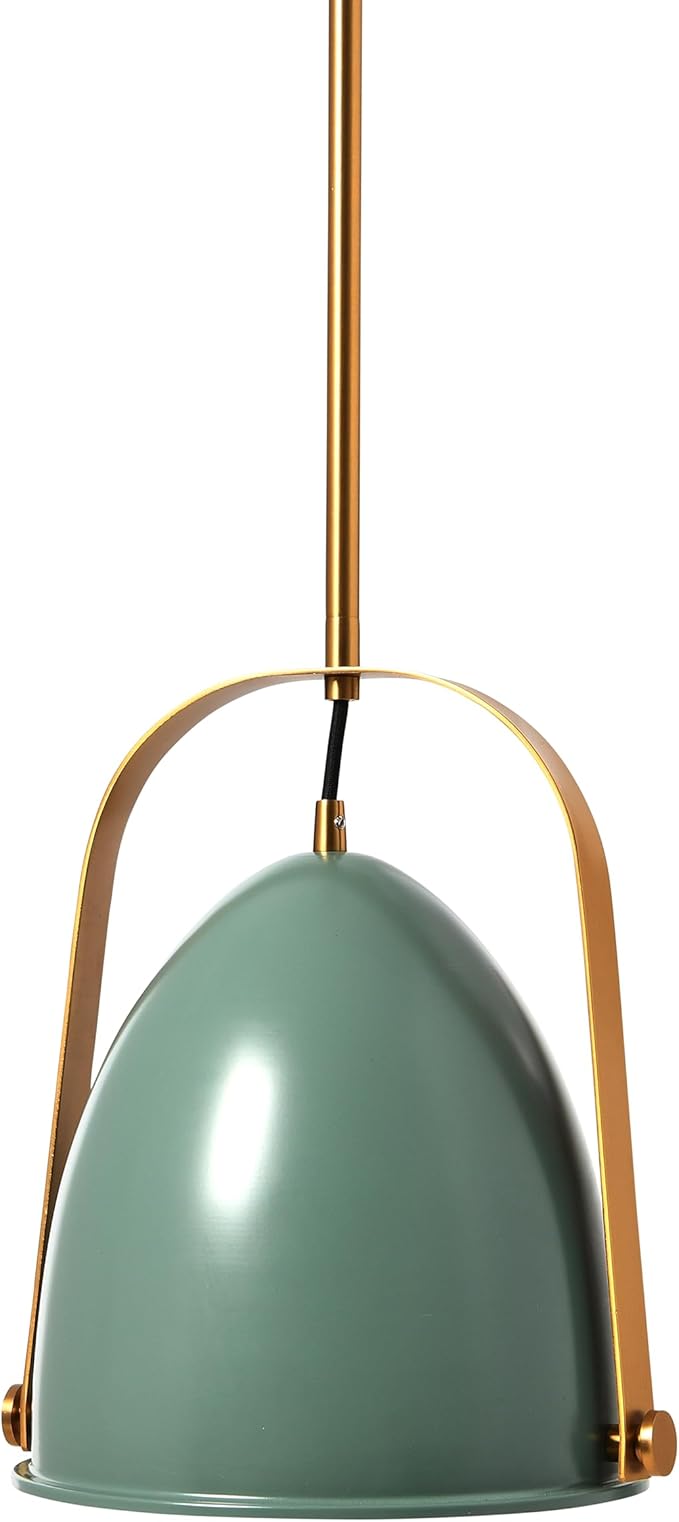 Zelda - 2-Tone Metal Ceiling Light, Sage and Brushed Gold