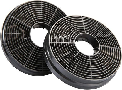 CIARRA CACF003 Range Hood Carbon Filters for Wall Mount Range Hood, Replacement Charcoal Filters for Ductless Ventilation, Easy Installation, Set of 2