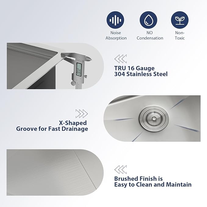 33 Farmhouse Sink Double Bowl - Lordear 33x22 Stainless Steel Kitchen Sinks Apron Front Double Basin 60/40 Low Divide Workstation Farm Sinks with Buit in Accessories, 9" Apron Height