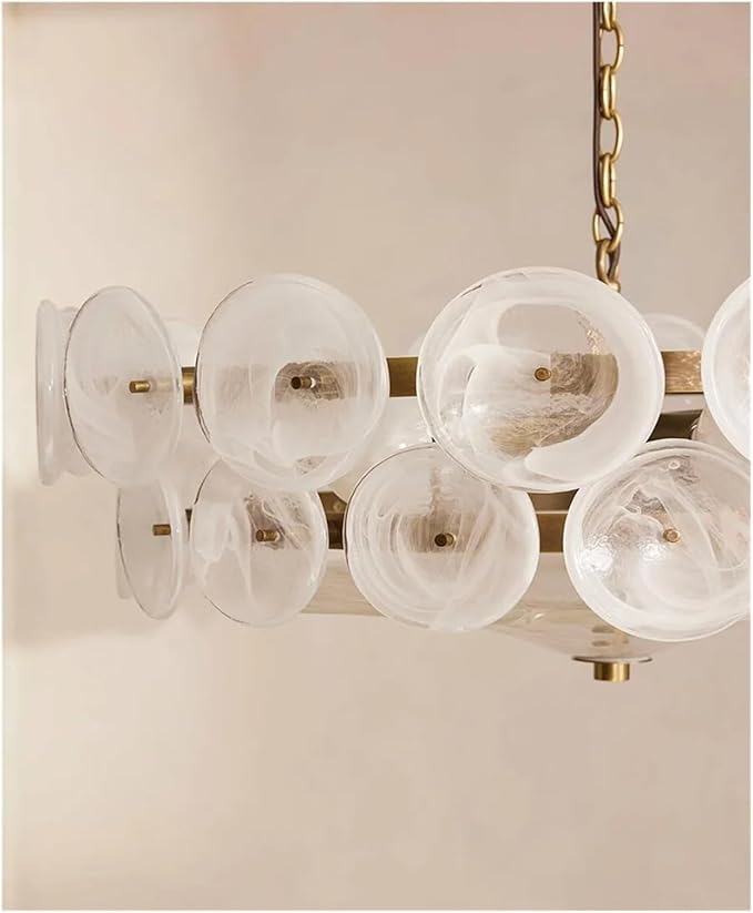 French Retro Design Brown Glass Lamp Living Room Lamp American Minimalist Bedroom Light Luxury Dining Room Chandelier,Modern Lighting