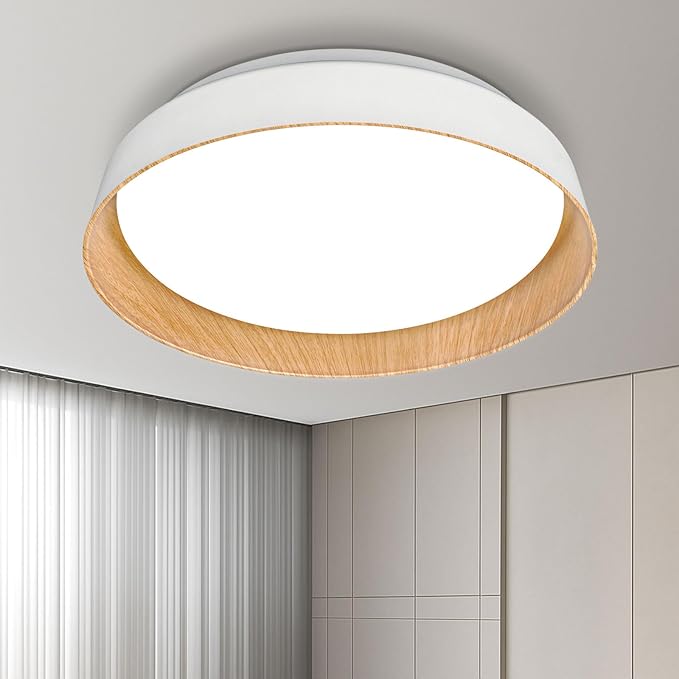 VIPMOON 13"/36W Flush Mount LED Ceiling Light, 3000K-6000K 5CCT Adjustable Energy Saving Modern Light Fixture for Bathroom Bedroom Kitchen Living Room Balcony Dining Room Porch Laundry Room Stairwell