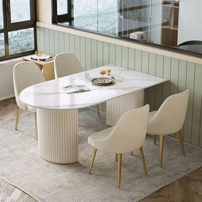 Restaurant Table Dinner Table Island Dining Table Integrated Nordic Modern Dining Table Rectangular Slate Table Home Living Room Table Rustic Farmhouse Dining Table (Size : S:120 * 80 * 75cm)