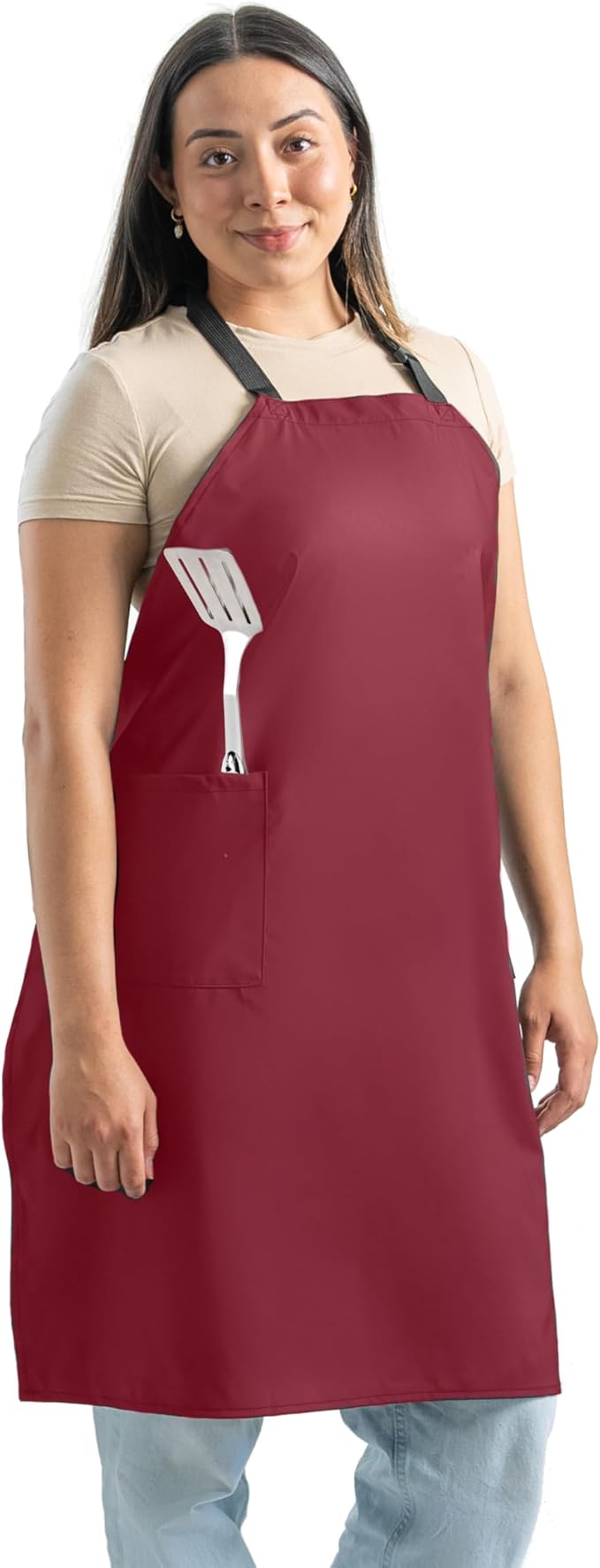 Ravill Waterproof Apron For Men and Women - 2 Pockets - 35" Long Multi Purpose Work Aprons for Dishwashing, Dog Grooming