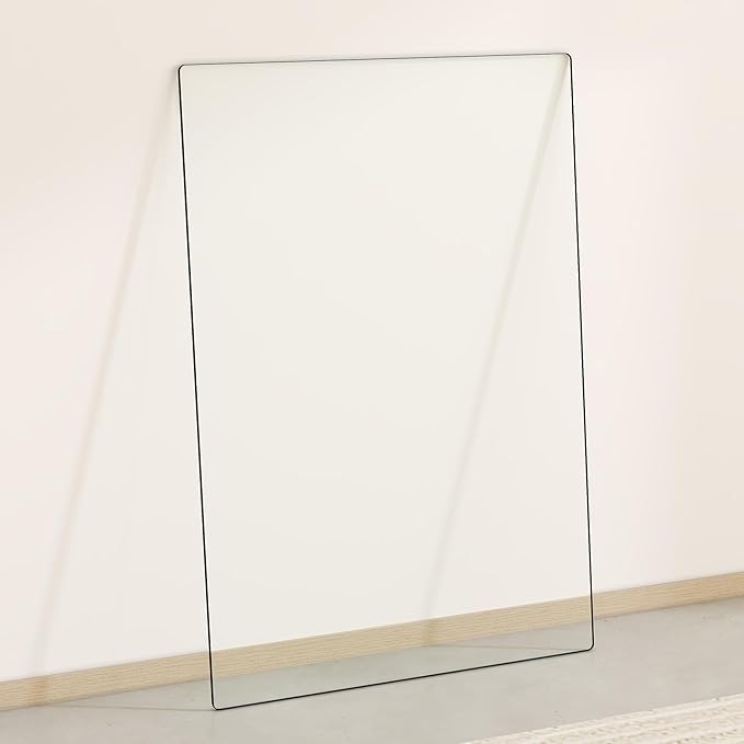 Rectangle Glass Table Top, 24"x36" Tempered Glass Table Tops with Durable and Heat-Resistant, Versatile for Dining Kitchen Coffee Office Tabletop