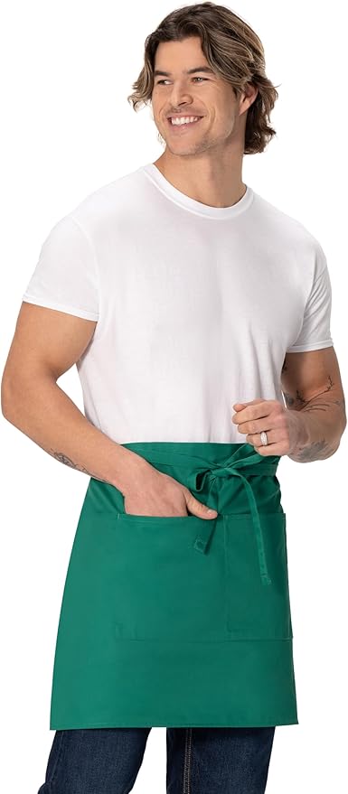 Chef Works Unisex Half Bistro Server Apron