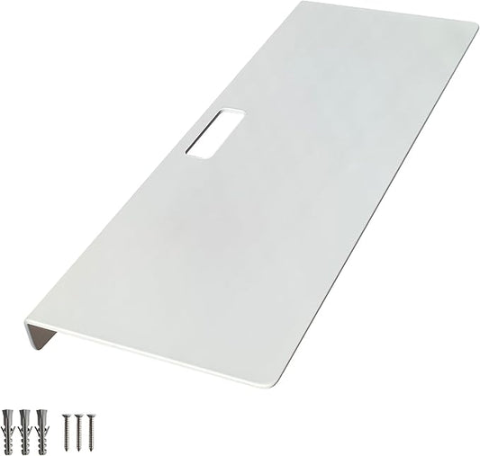 Floating Shelves for Wall, Small White Shelves Wall Mounted Shelf for Bathroom, Living Room, Bedroom, Kitchen Decor (White, 16 inch Floating Shelf White)