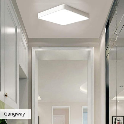 Ganeed LED Flush Mount Ceiling Light,15.7 inch 36W Modern Ceiling Lamp Square,6500K Cool White Lighting Fixture for Living Room/Kitchen/Bedroom/Dining Room,White
