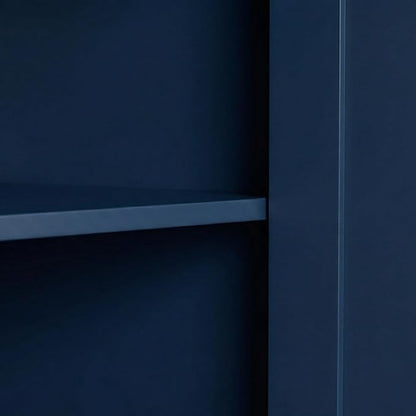Casaphoria Kitchen Pantry Cabinet, 67" Tall Freestanding Kitchen Cabinet with 4 Adjustable Shelves, 56" W Storage Cabinet for Kitchen Pantry Organization (Navy Blue, Double)