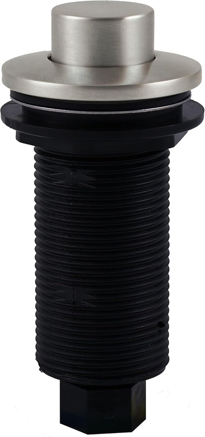Westbrass ASB-RB3-07 Sink Top Waste Disposal Replacement Air Switch Trim Only, Raised Button, Satin Nickel