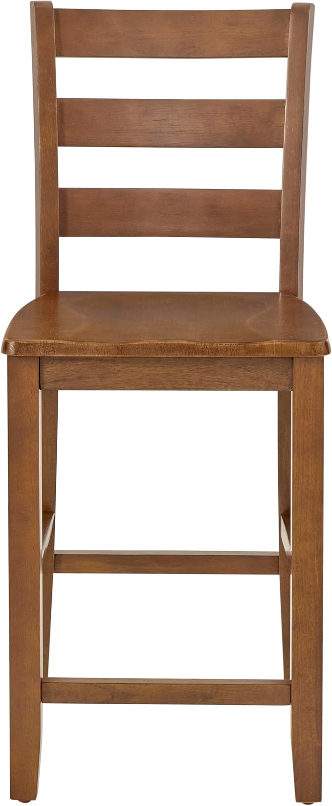 SOFTSEA Dining Table Set for 4, 5 Piece Dining Table Set with Chairs, Mid Century Modern Counter Height Counter Height Kitchen Table Set with 4 Chars, Save Space, Brown