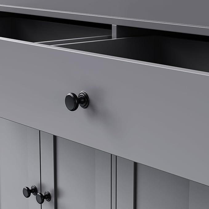 74.5 Inch Kitchen Island with Extendable Dining Table, Rolling on Wheels, Spice Rack, 2 Drawers, 4 Door Cabinet(Gray)