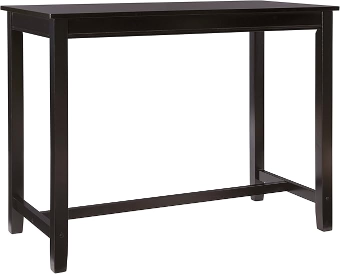 Linon Claridge Black 36 inch Height Bar Table