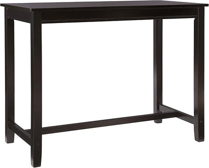 Linon Claridge Black 36 inch Height Bar Table