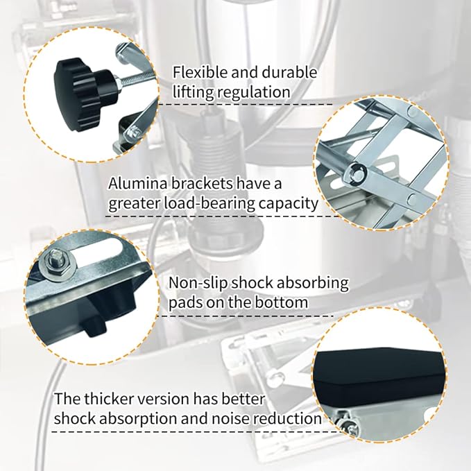 Garbage Disposer Bracket Garbage Disposer Noise Reduction Shock Absorber Bracket Lower Sink Bracket (Stainless Steel 6IN)