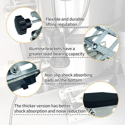 Garbage Disposer Bracket Garbage Disposer Noise Reduction Shock Absorber Bracket Lower Sink Bracket (Stainless Steel 6IN)