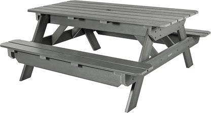 Highwood Hometown Picnic Table, 6 Foot, Coastal Teak