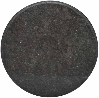 Black Marble Table Top Ø23.6"x1" Solid Dining Coffee Desk Surface Replacement for Kitchen Bar Office Bedroom Living Room Indoor Outdoor