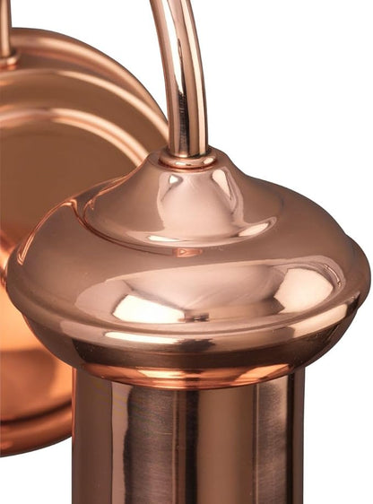Progress Lighting Brookside Collection 1-Light Outdoor Wall Light, Exterior Wall Lights for Garage Lights, Porch Light, Garages, 12" by 12.375", Copper Finish