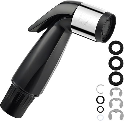 Hygie Rinse Universal Sink Sprayer Attachment for Kitchen Faucet, Kitchen Side Sprayer Head Compatible with Delta, Moen, Kohler and Other OEM Brands Pull Out Spray Head,Matteblack, Daily Design