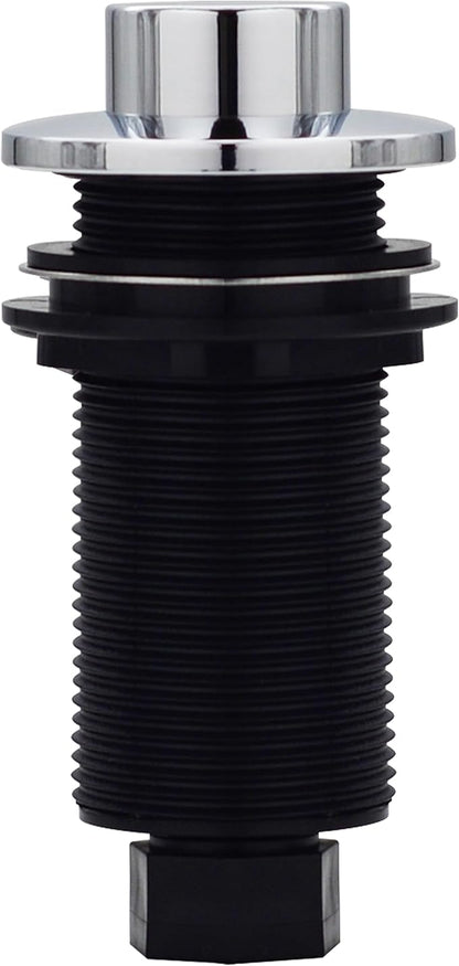 Westbrass ASB-RB3-26 Sink Top Waste Disposal Replacement Air Switch Trim Only, Raised Button, Polished Chrome